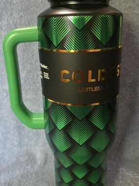 46oz Green Dragon Coldest Limitless Ultimate Green Travel Mug with Handle